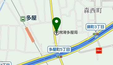 常滑多屋郵便局の地図画像