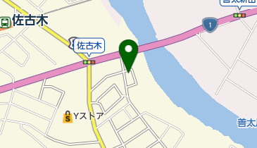 弥富佐古木郵便局の地図画像