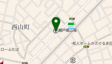 瀬戸南山郵便局の地図画像