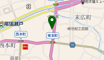 瀬戸記念橋郵便局の地図画像