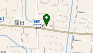 美和篠田郵便局の地図画像