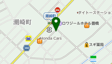 豊橋潮崎郵便局の地図画像