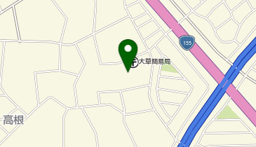 大草簡易郵便局の地図画像