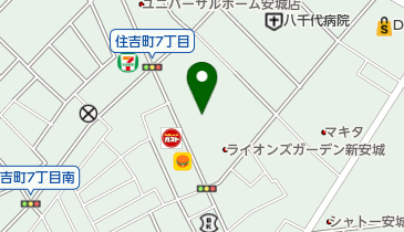 安城篠目簡易郵便局の地図画像