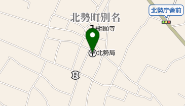 北勢郵便局の地図画像