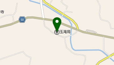 玉滝郵便局の地図画像