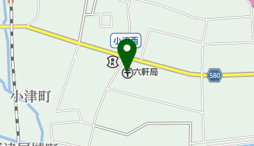 六軒郵便局の地図画像