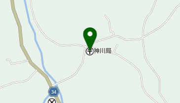 神川郵便局の地図画像