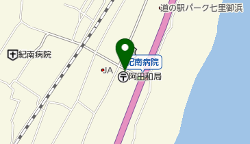 阿田和郵便局の地図画像
