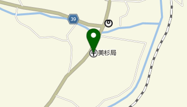 美杉郵便局の地図画像