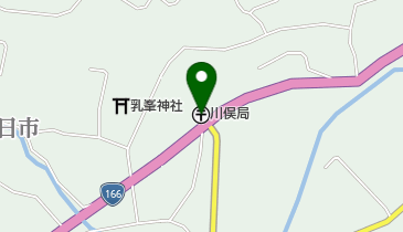 川俣郵便局の地図画像