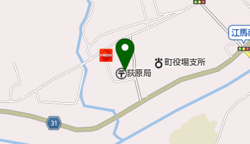 荻原郵便局の地図画像