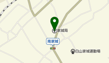 家城郵便局の地図画像