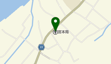 宮本郵便局の地図画像