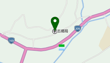 五郷郵便局の地図画像