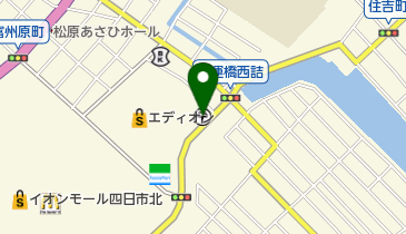 富田一色郵便局の地図画像