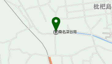 桑名深谷郵便局の地図画像