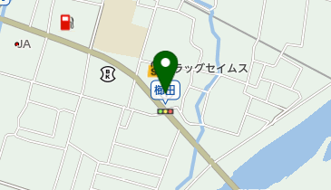 櫛田郵便局の地図画像