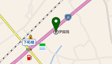 伊賀郵便局の地図画像