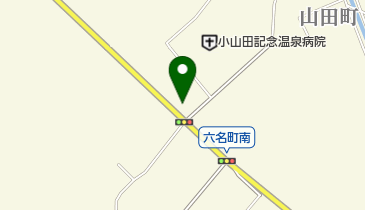小山田郵便局の地図画像