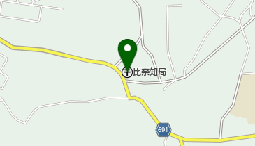 比奈知郵便局の地図画像