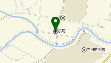 桜郵便局の地図画像