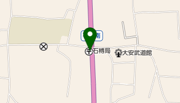 石榑郵便局の地図画像