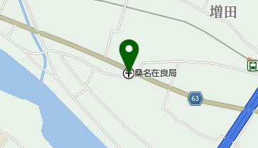 桑名在良郵便局の地図画像