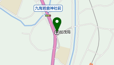 加茂郵便局の地図画像