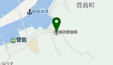 鳥羽菅島郵便局の地図画像