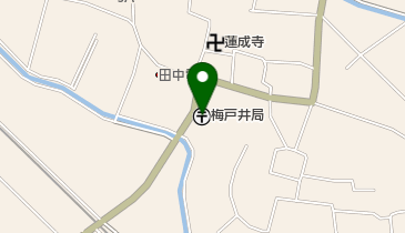 梅戸井郵便局の地図画像