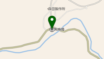 矢持郵便局の地図画像