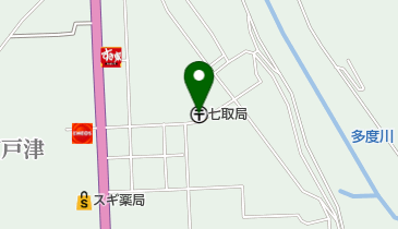 七取郵便局の地図画像