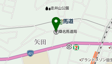 桑名馬道郵便局の地図画像