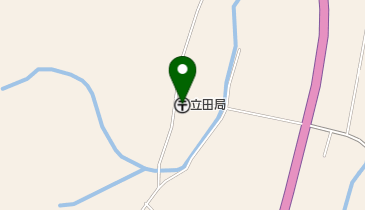 立田郵便局の地図画像