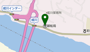 御船郵便局の地図画像