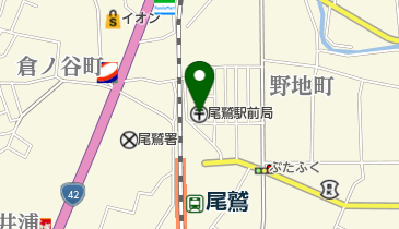 尾鷲駅前郵便局の地図画像