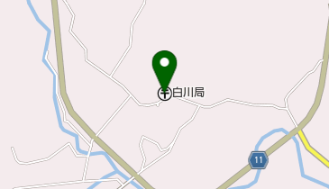 白川郵便局の地図画像