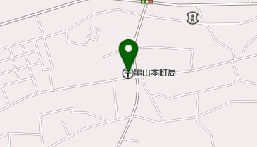 亀山本町郵便局の地図画像