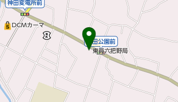 東員六把野郵便局の地図画像