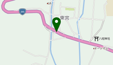 東宮簡易郵便局の地図画像