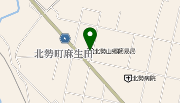 北勢山郷簡易郵便局の地図画像