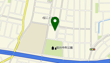 四日市桜台簡易郵便局の地図画像