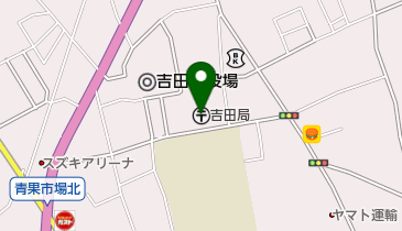 吉田郵便局の地図画像