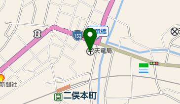 天竜郵便局の地図画像