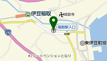 稲取郵便局の地図画像