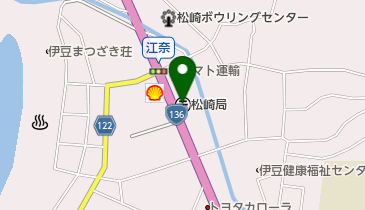 松崎郵便局の地図画像