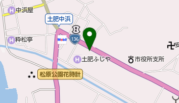 土肥郵便局の地図画像