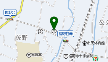 裾野郵便局の地図画像