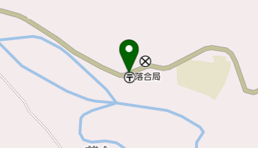 落合郵便局の地図画像